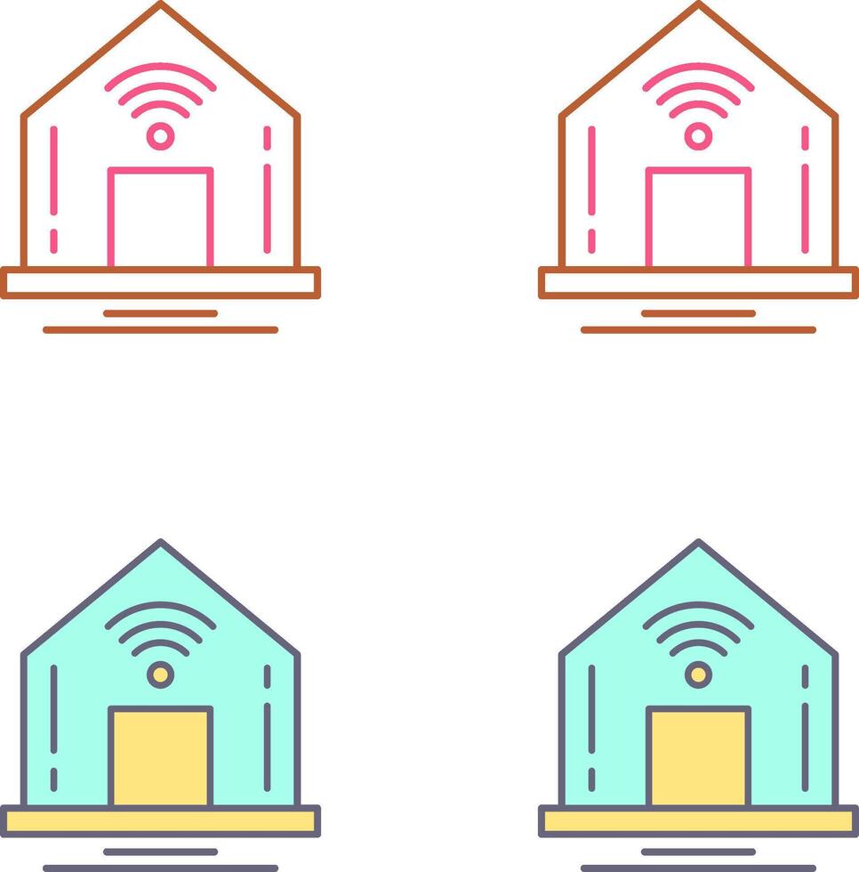 Smart Home Icon Design vector