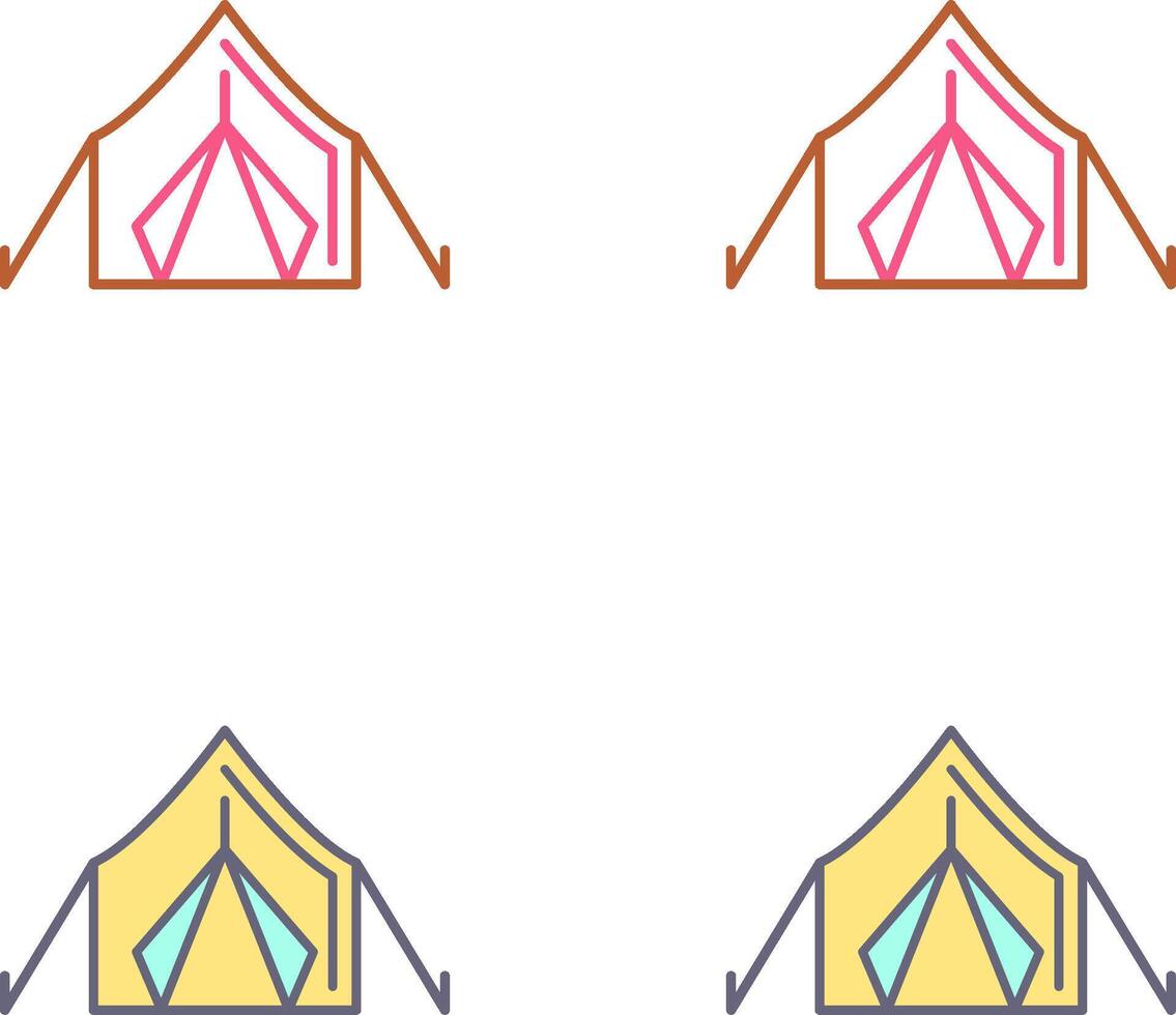 Tent Icon Design vector
