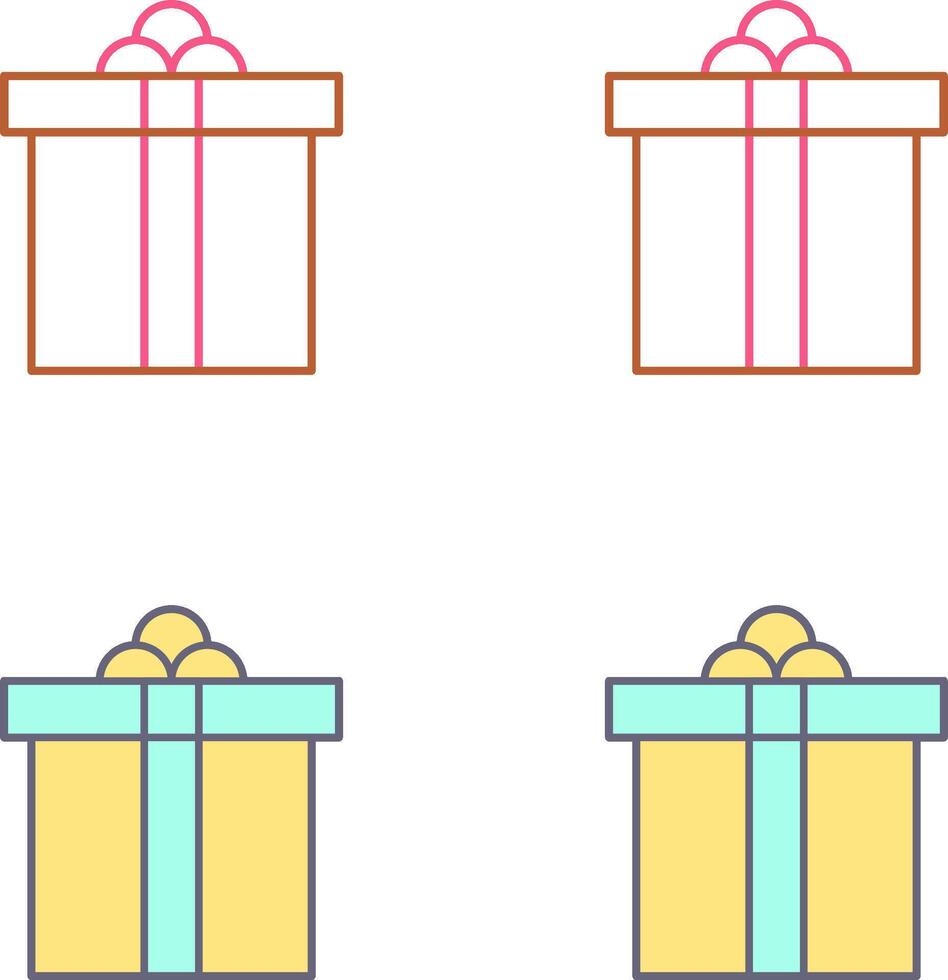 Gift Box Icon Design vector