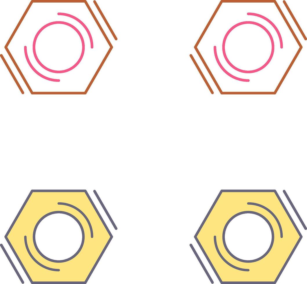 Nut Icon Design vector