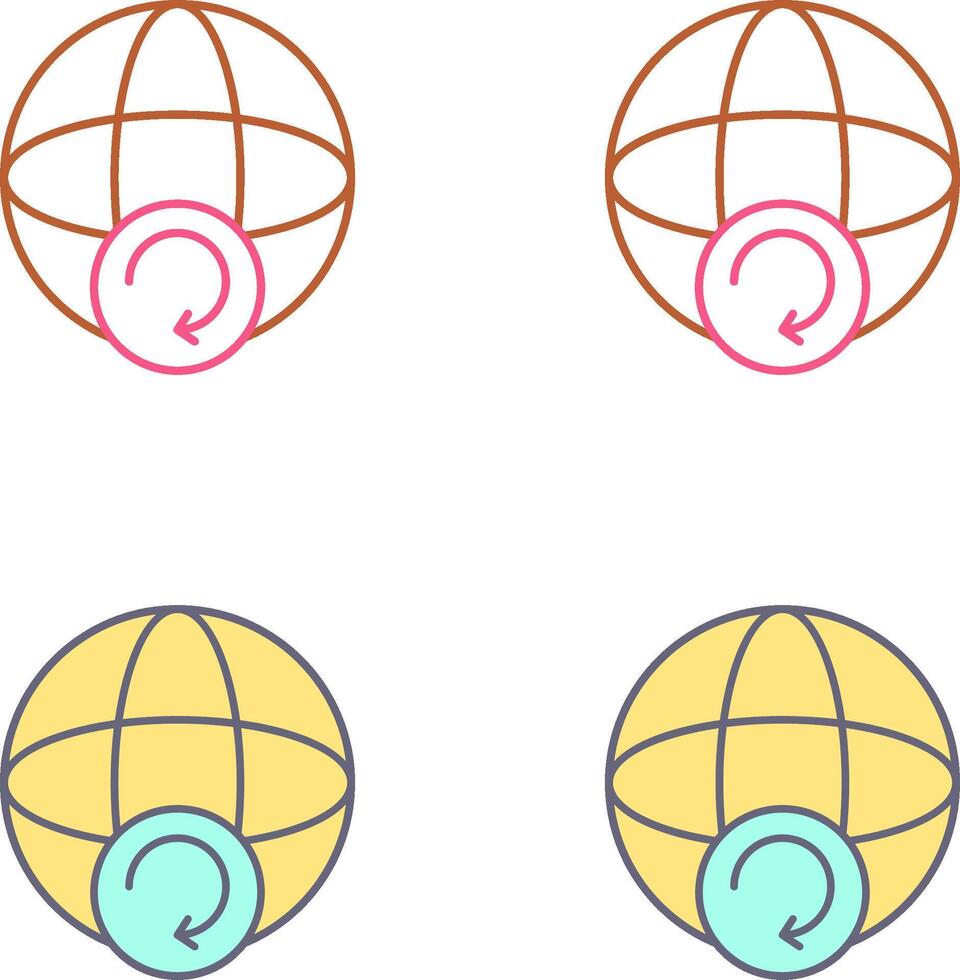 Earth Icon Design vector