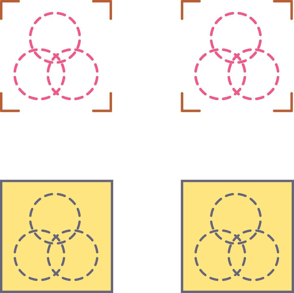 Intersection Icon Design vector