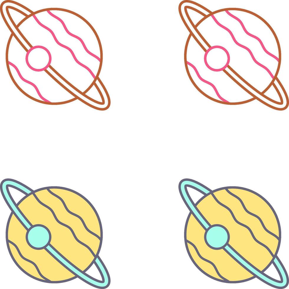 Planet Icon Design vector