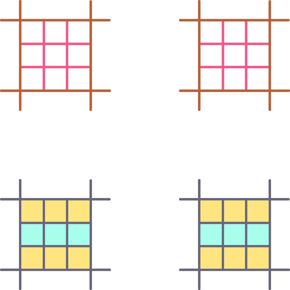 Square Layout Icon Design vector