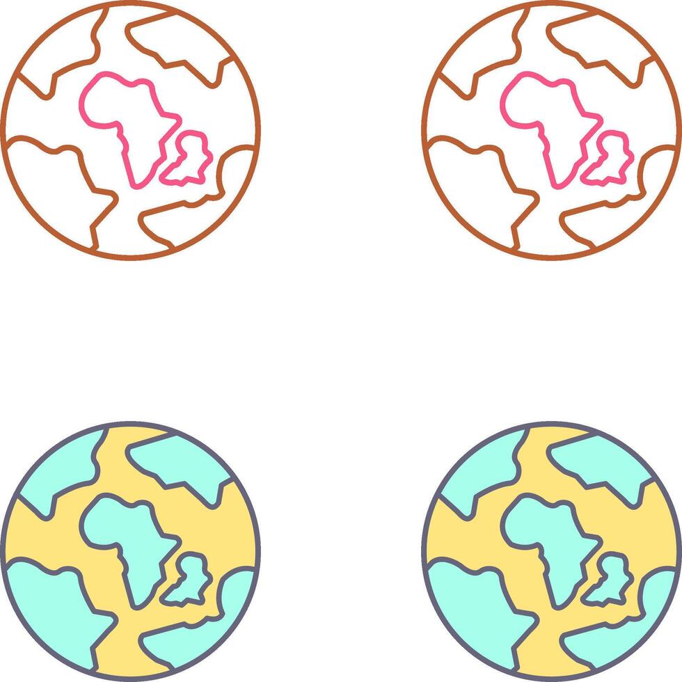 Earth Icon Design vector