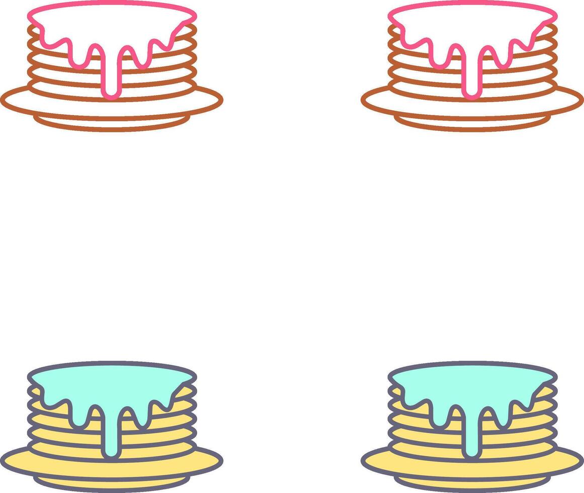 Pancake Icon Design vector
