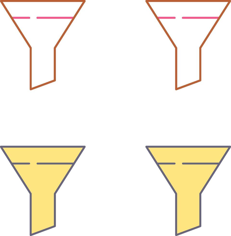 Filter Icon Design vector