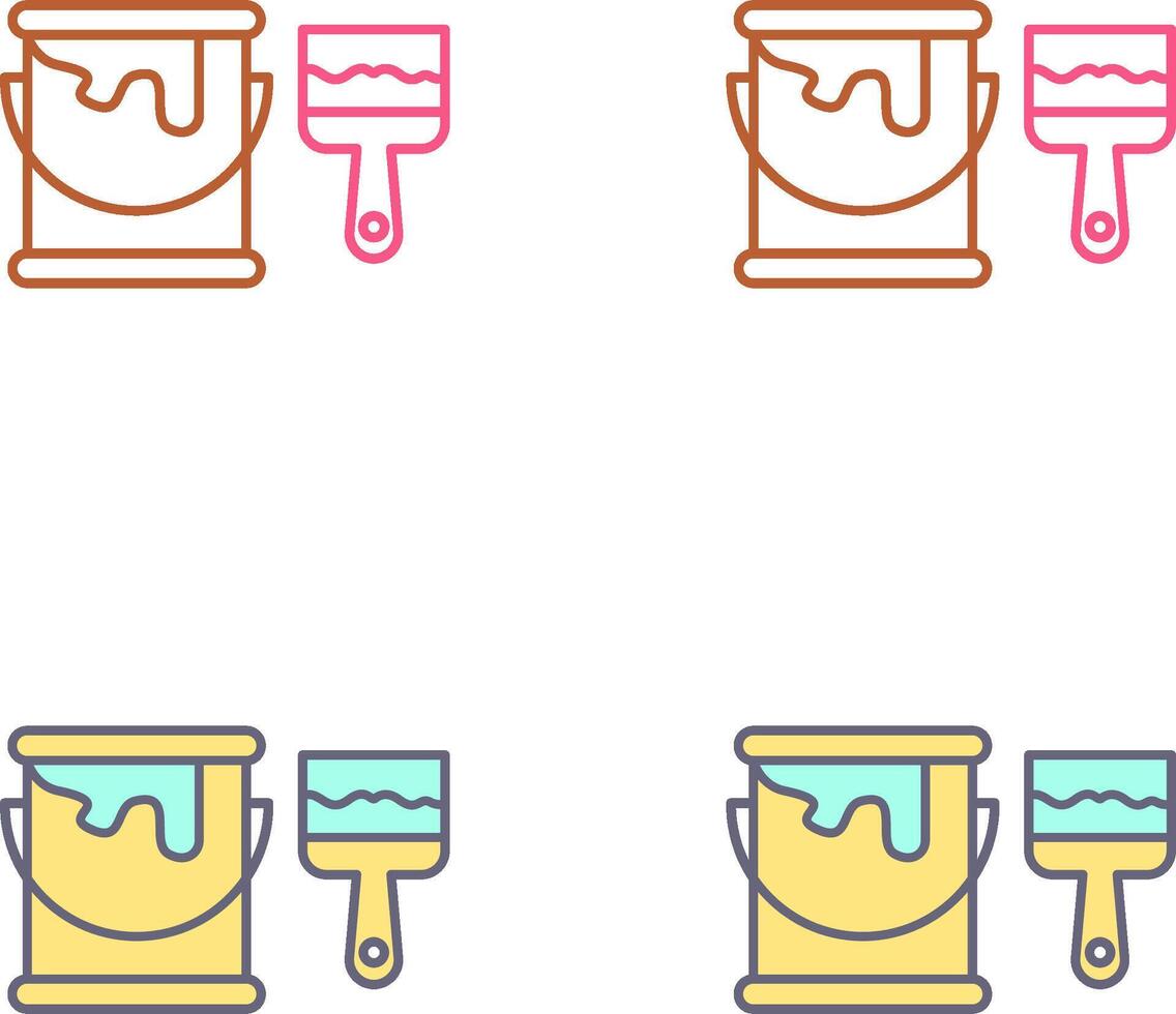 Paint Brush Icon Design vector