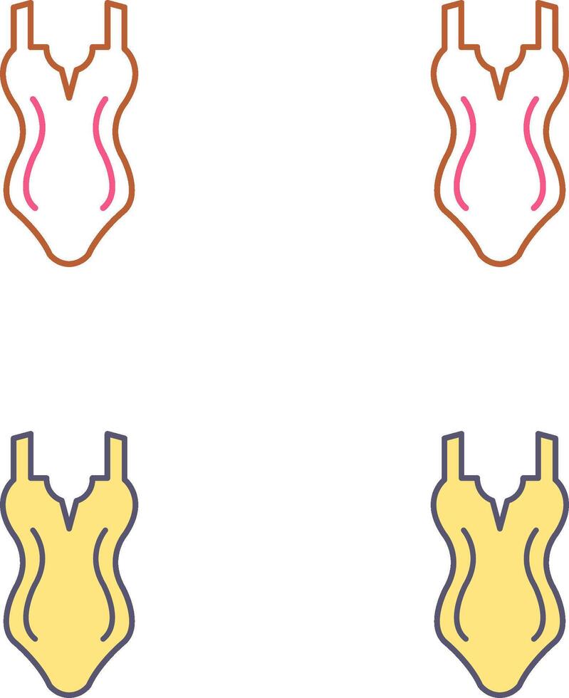 Swim Suit Icon Design vector