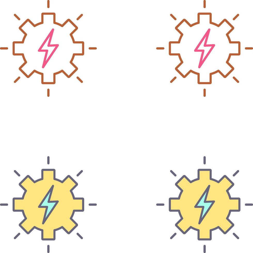 Electricity Icon Design vector