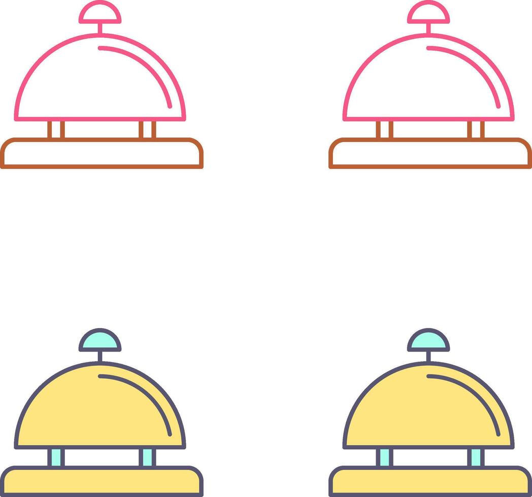 Desk Bell Icon Design vector