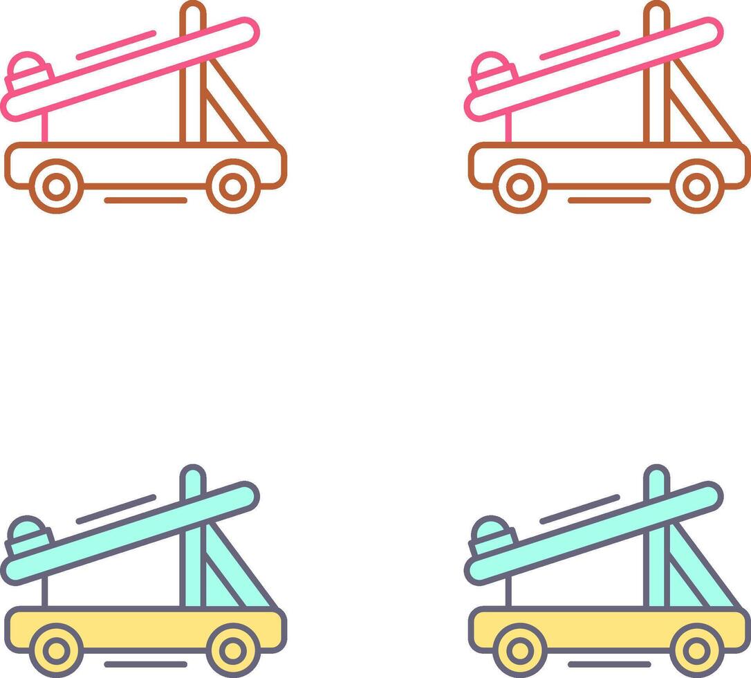Catapult Icon Design vector
