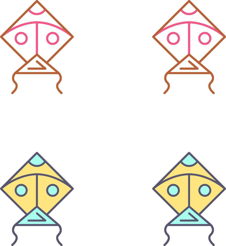 Kite Icon Design vector