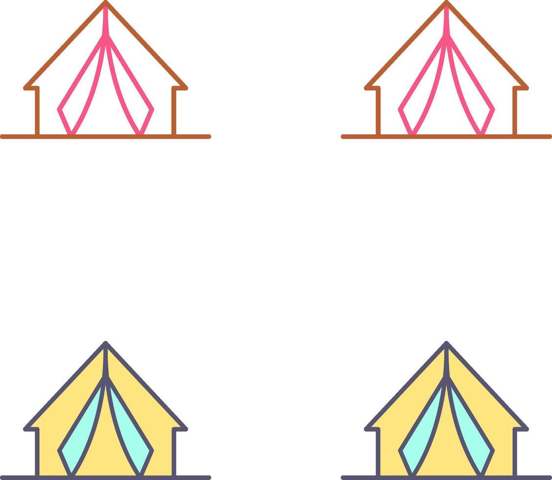 Camp Icon Design vector