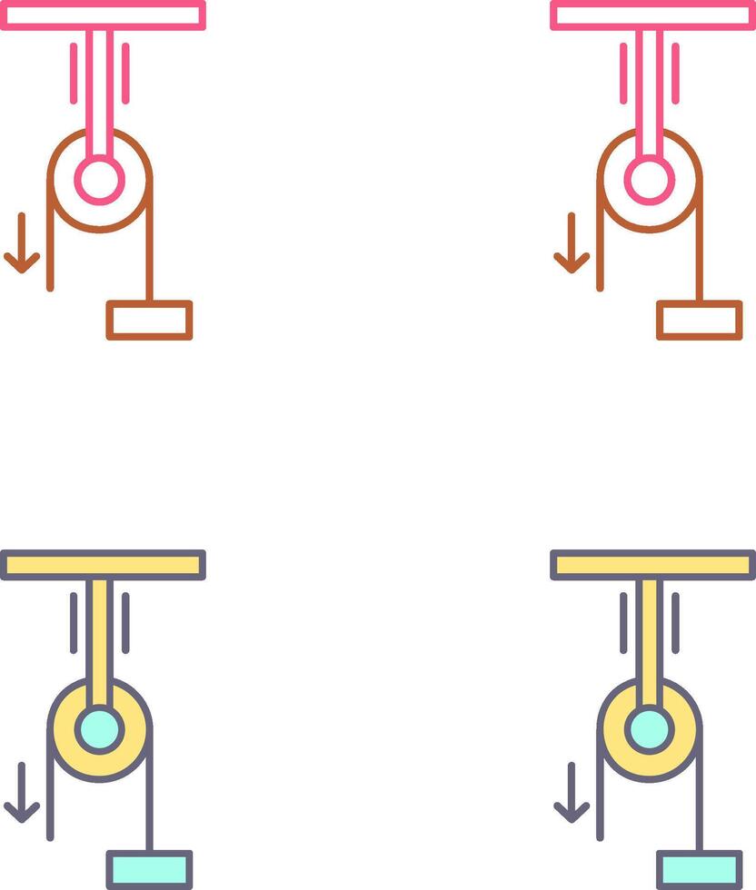 Pully Icon Design vector