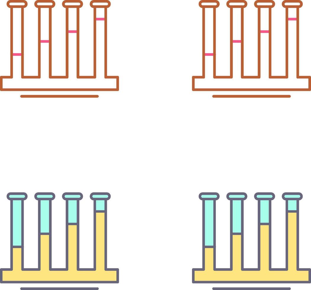 Communicating Vessels Icon Design vector