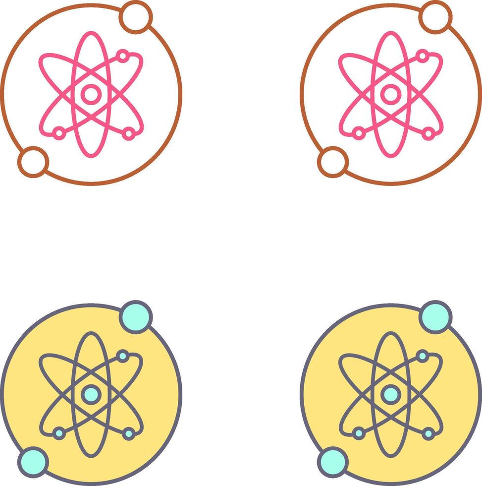 Proton Icon Design vector