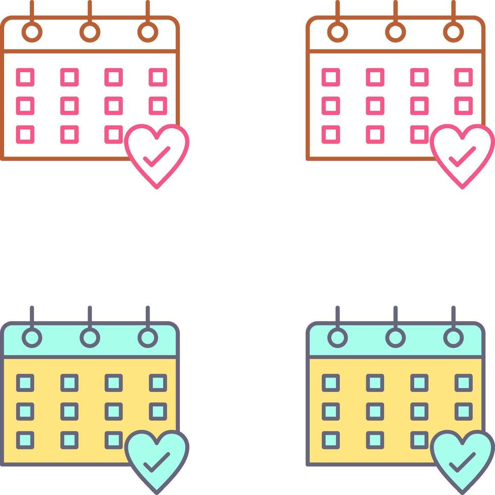 Calendar Icon Design vector