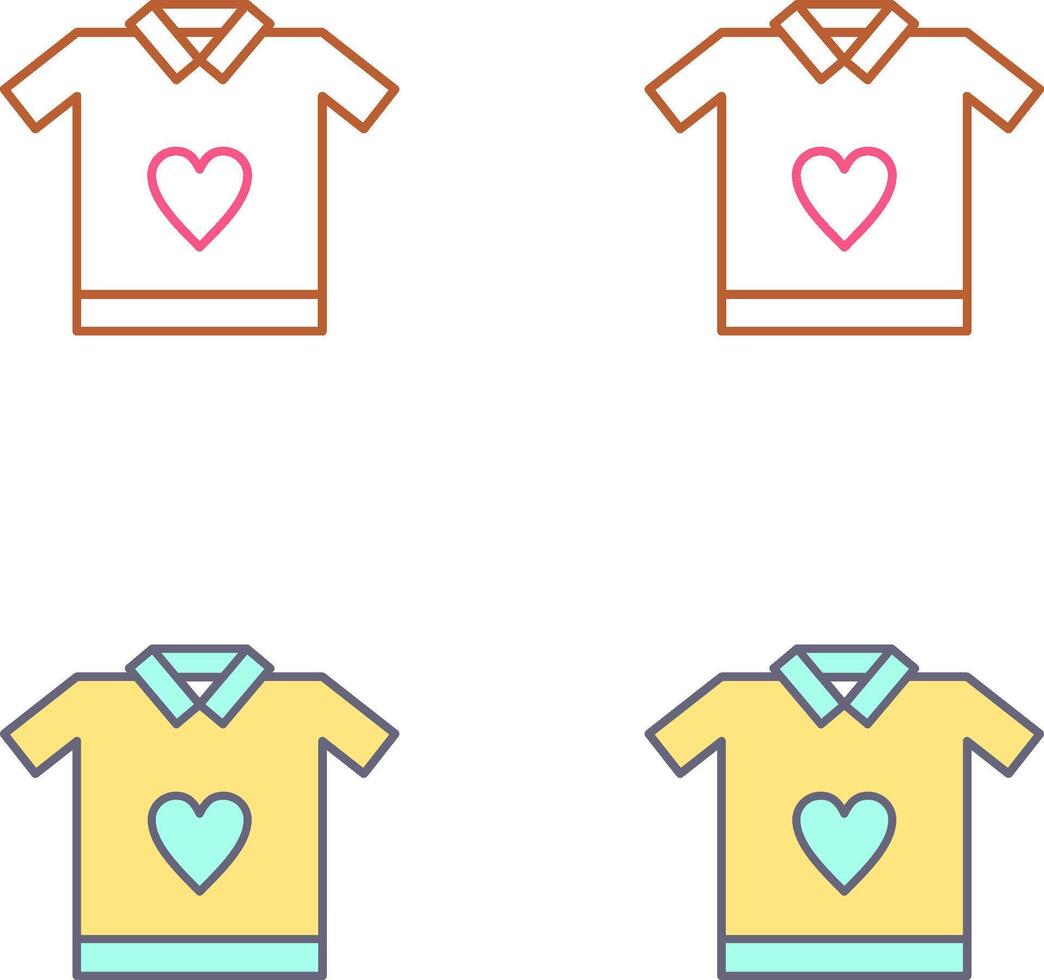 T Shirt Icon Design vector