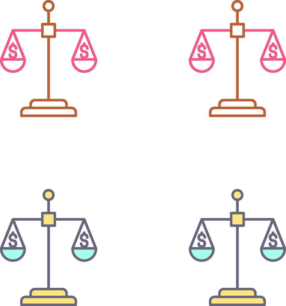 Scale Icon Design vector
