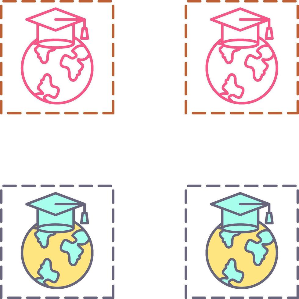Earth Icon Design vector