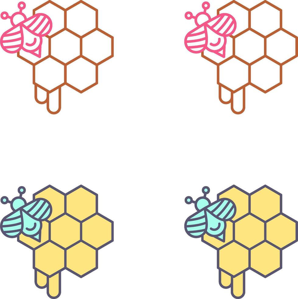 Honeycomb Icon Design vector