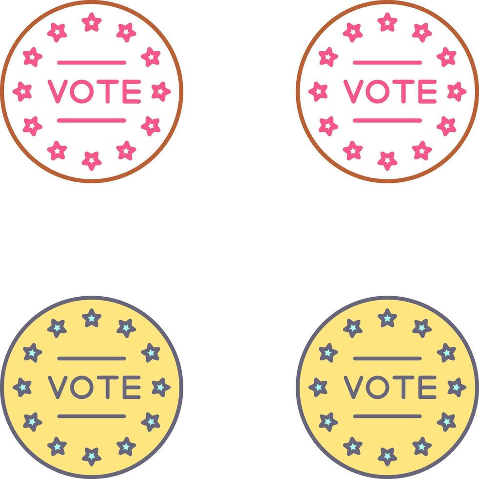 Vote Icon Design vector