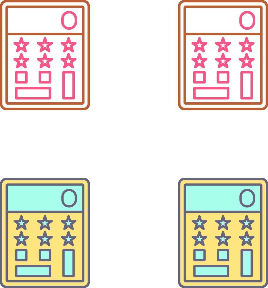 Calculator Icon Design vector