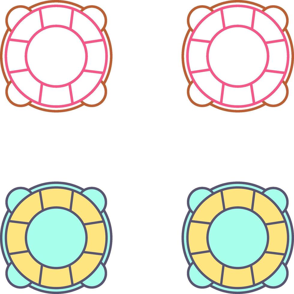 Life Preserver Icon Design vector