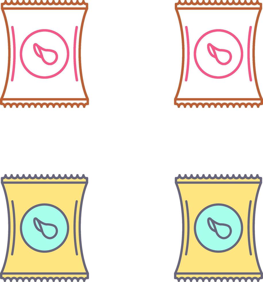 Chips Icon Design vector