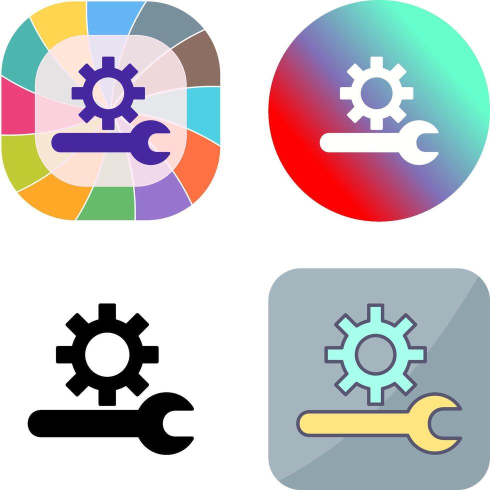 Unique Technical Support Icon Design vector