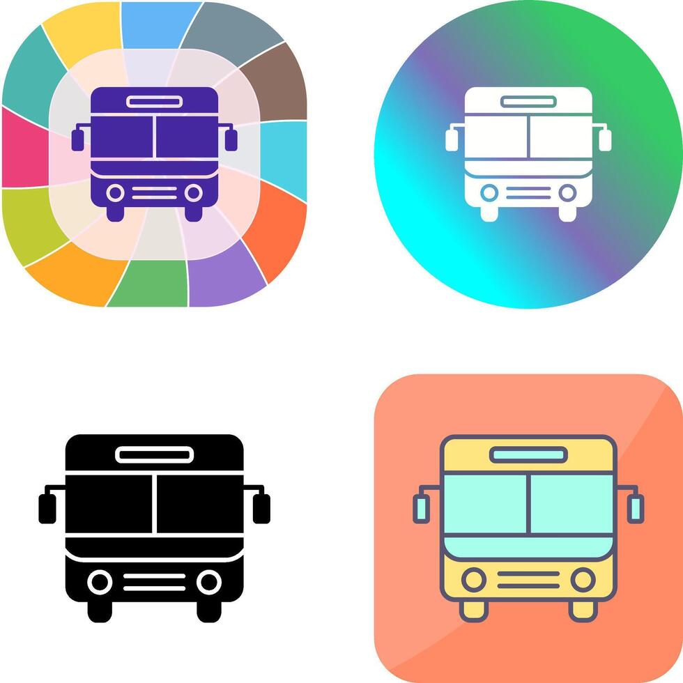 Bus Icon Design vector