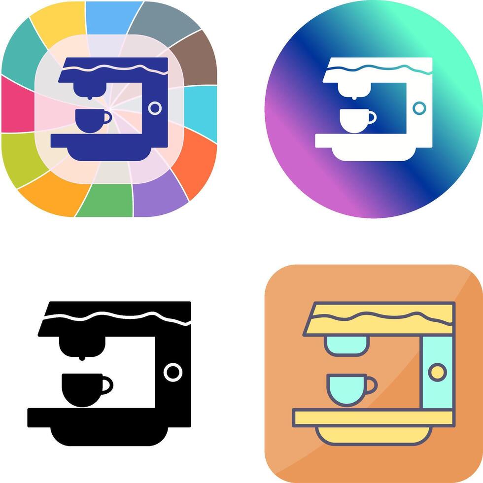 Coffee Machine Icon Design vector