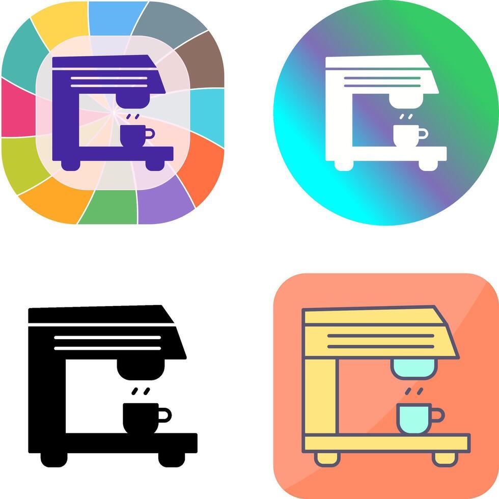 Coffee Machine Icon Design vector