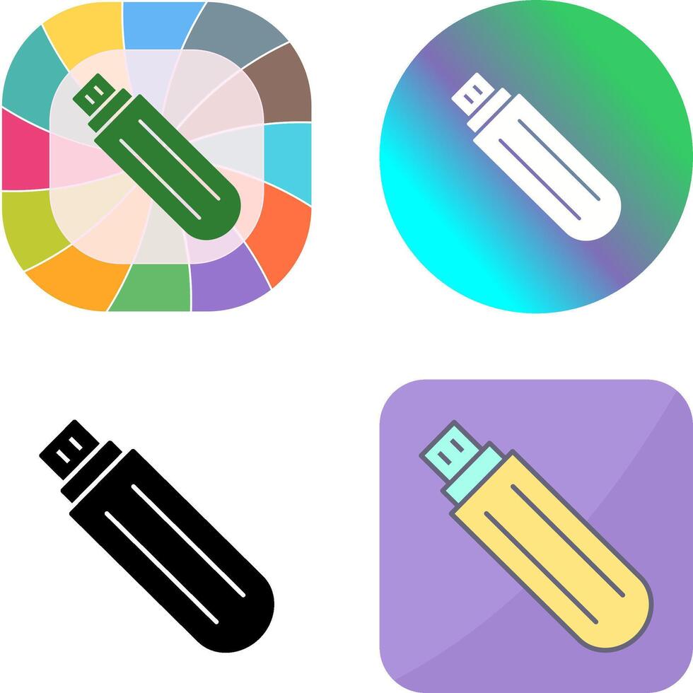 Unique USB Drive Icon Design vector