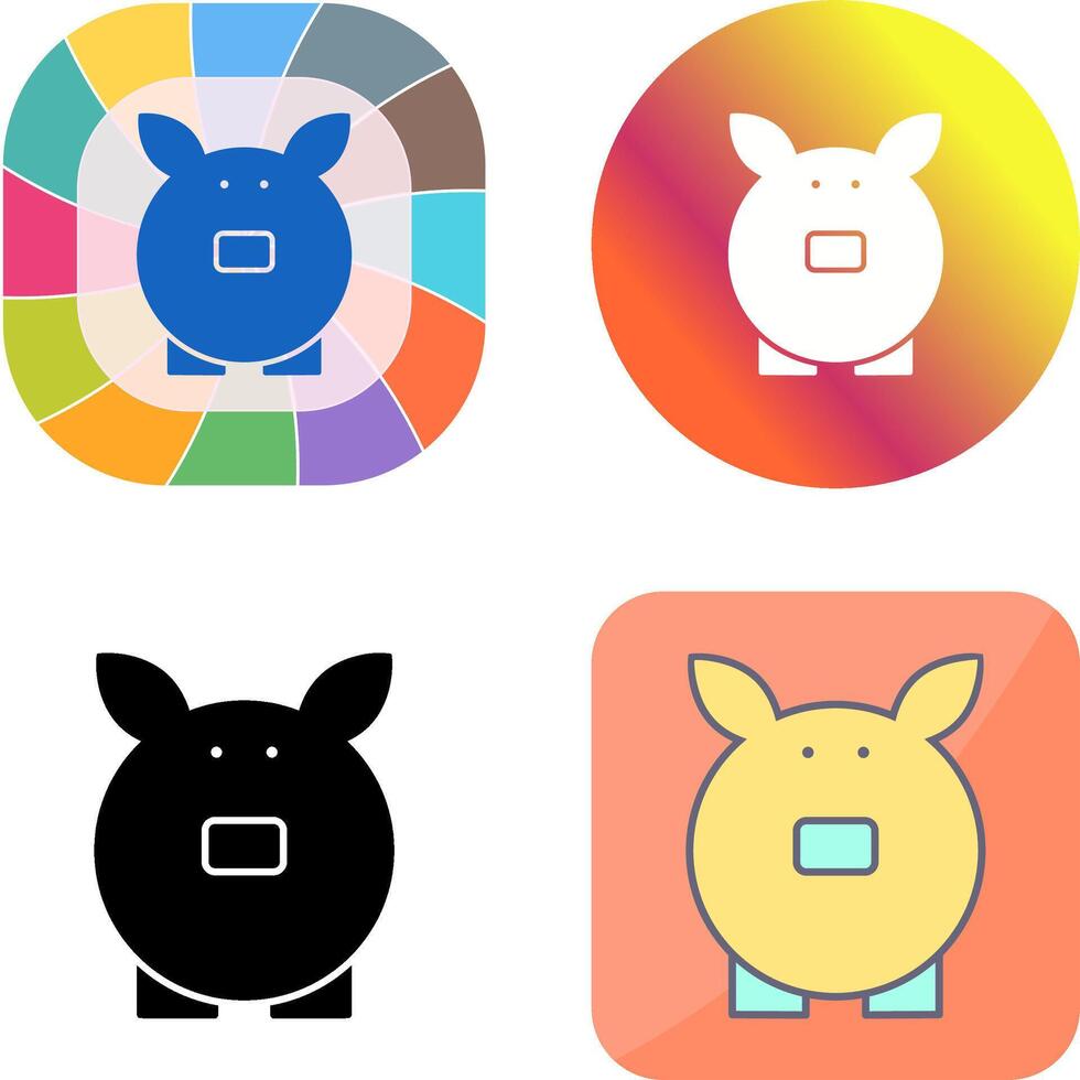 Unique Savings Icon Design vector