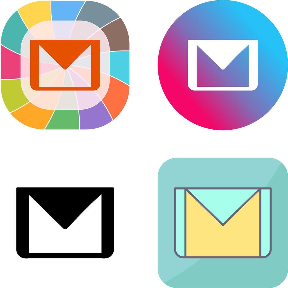 Unique Email Icon Design vector