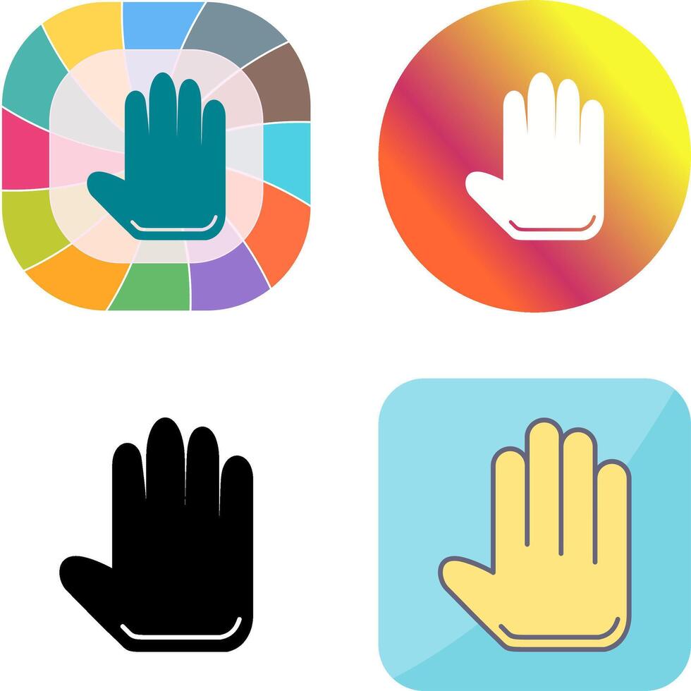 Unique Hand Tool Icon Design vector