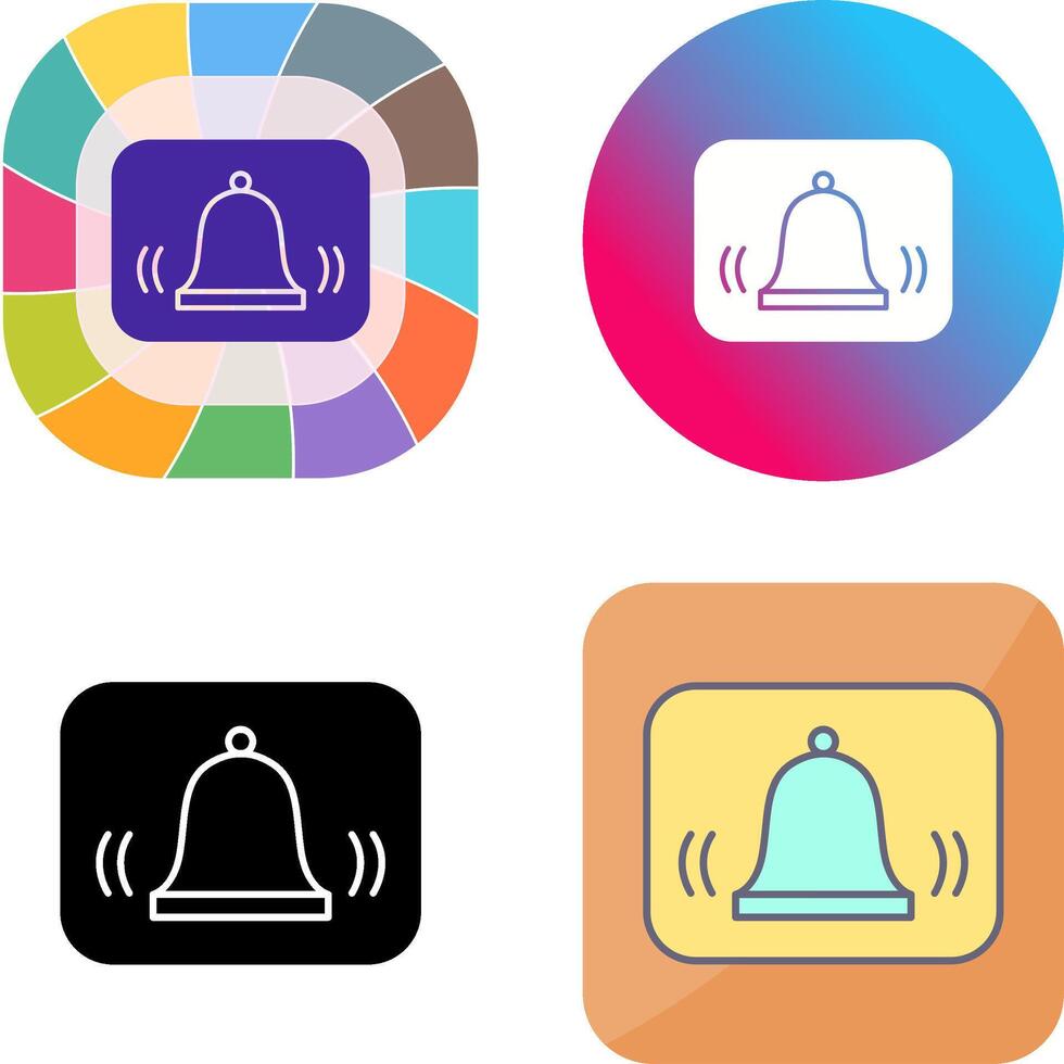 Unique Alarm Icon Design vector