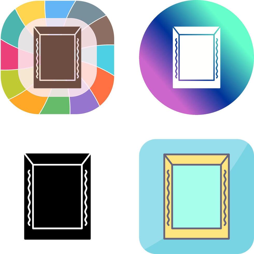 Unique Frame Icon Design vector