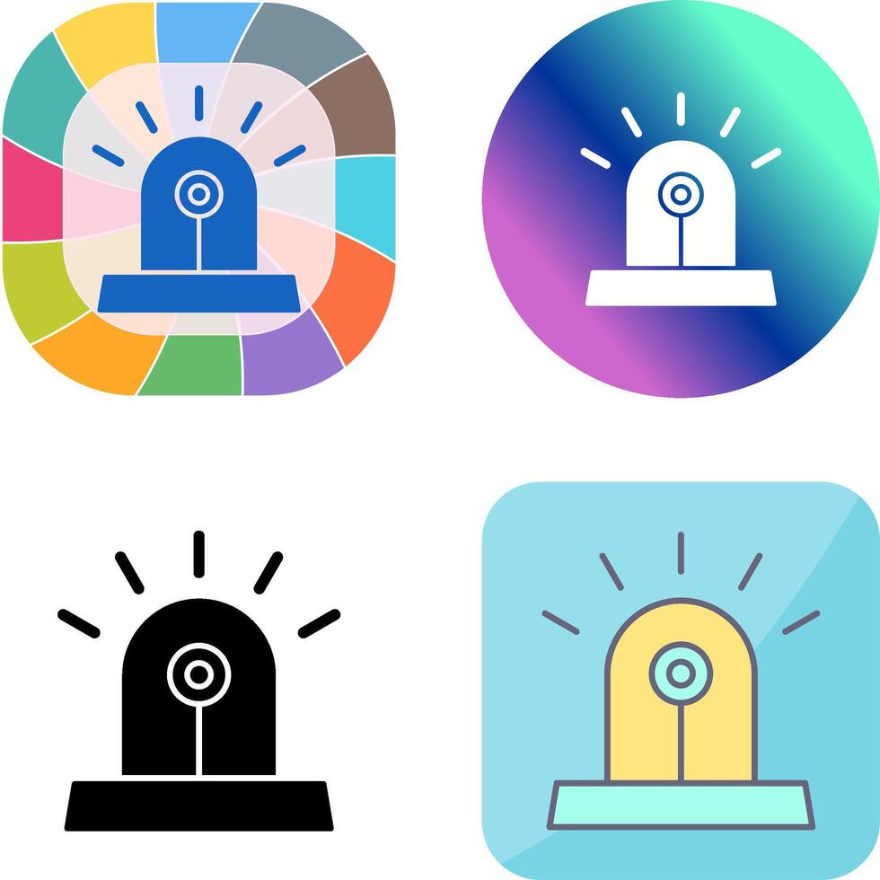 Unique Siren Icon Design vector