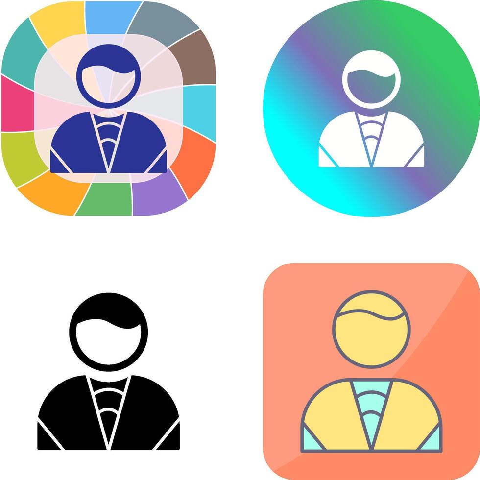 Man Icon Design vector