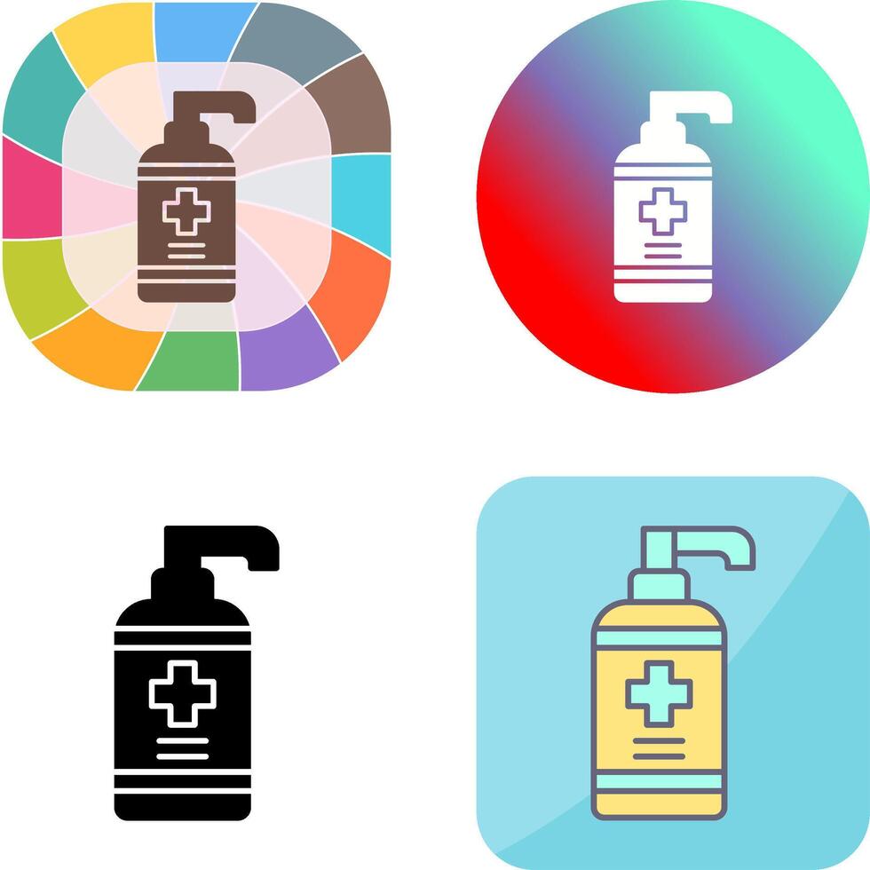 Antiseptic Icon Design vector