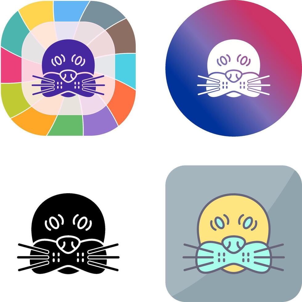 Seal Icon Design vector