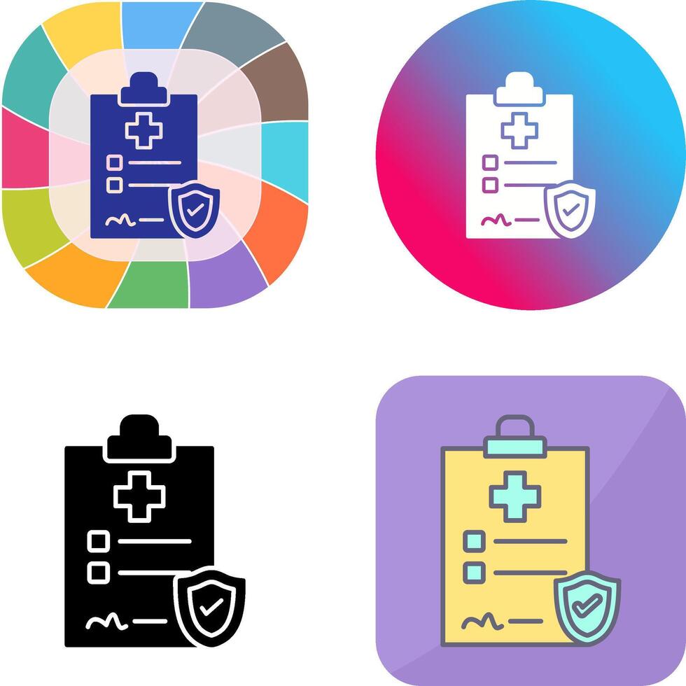 Health Protection Icon Design vector