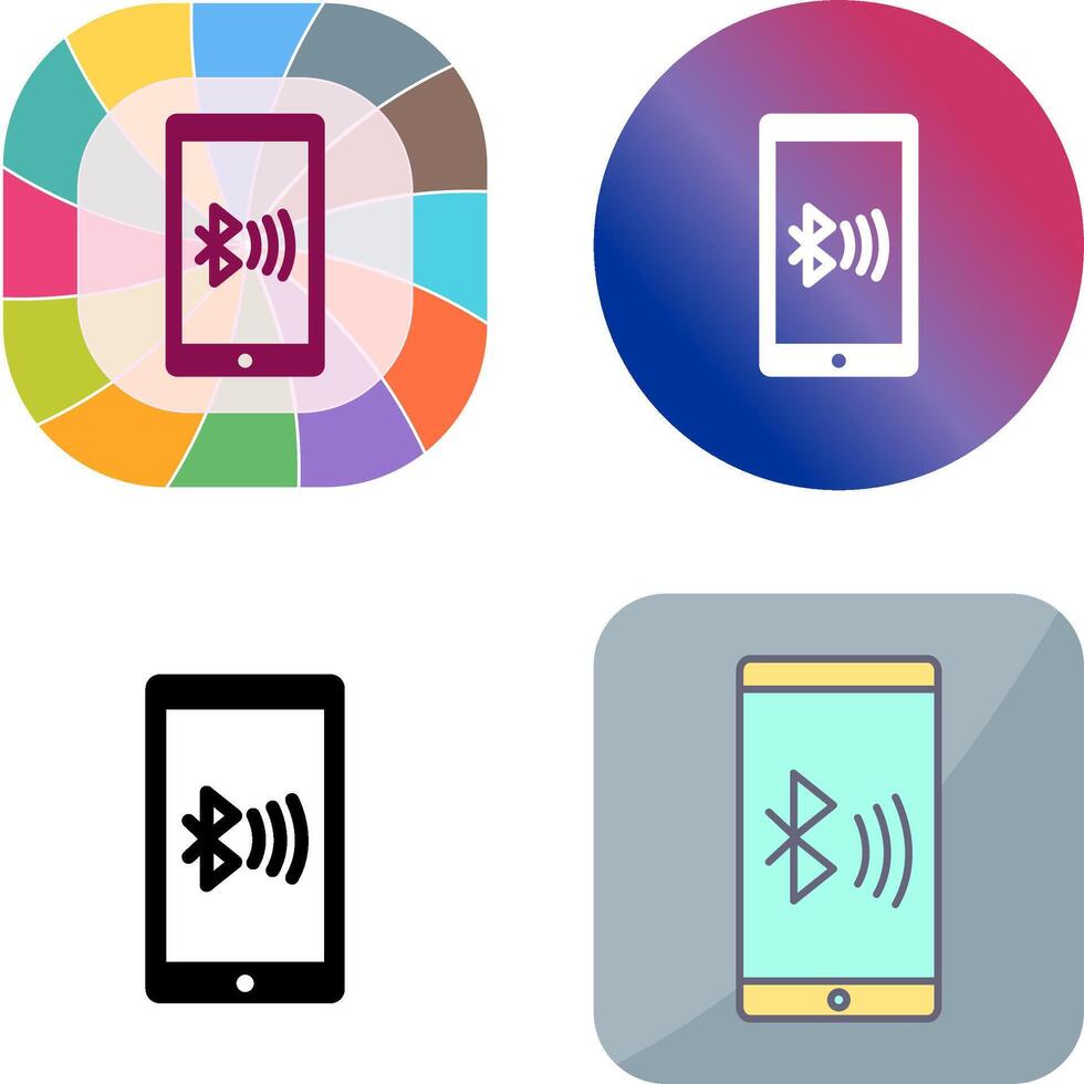 Connected Device Icon Design vector