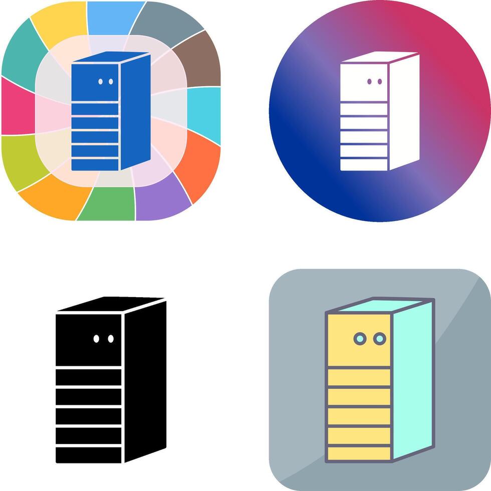 Server Network Icon Design vector