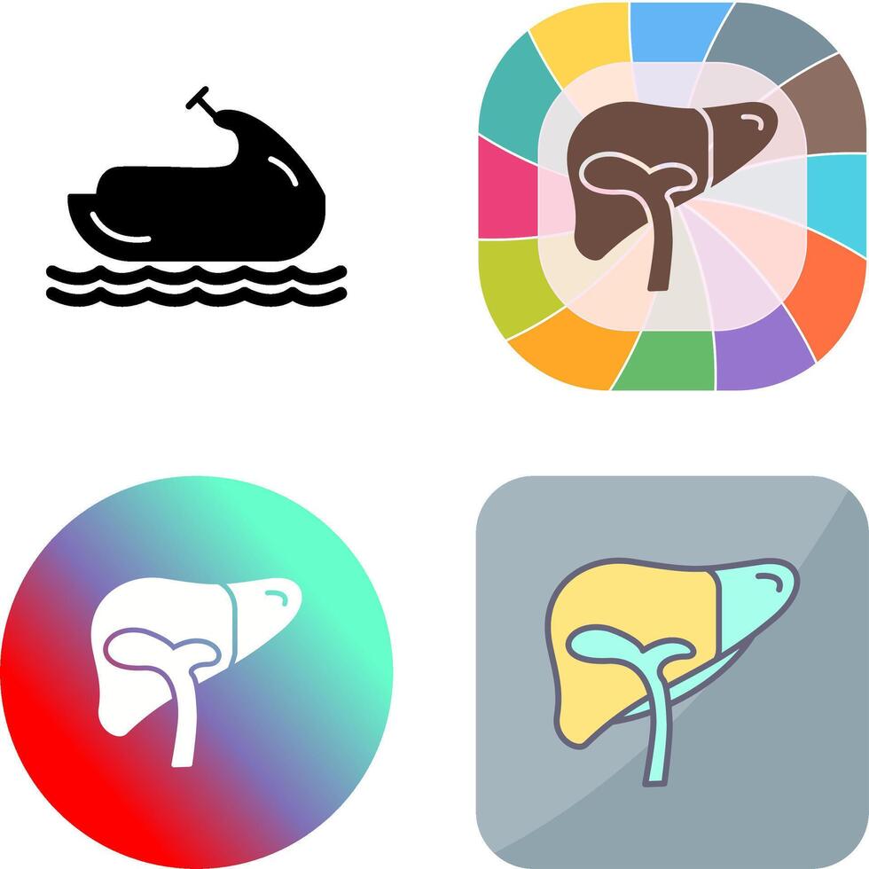Liver Icon Design vector