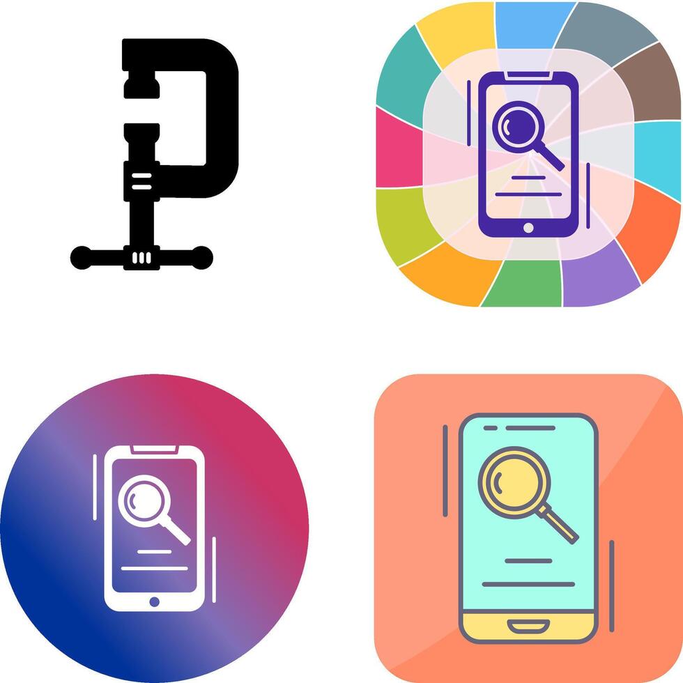 Search Icon Design vector