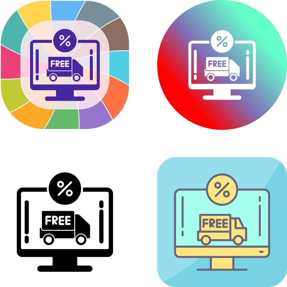 Discount Offer Icon Design vector
